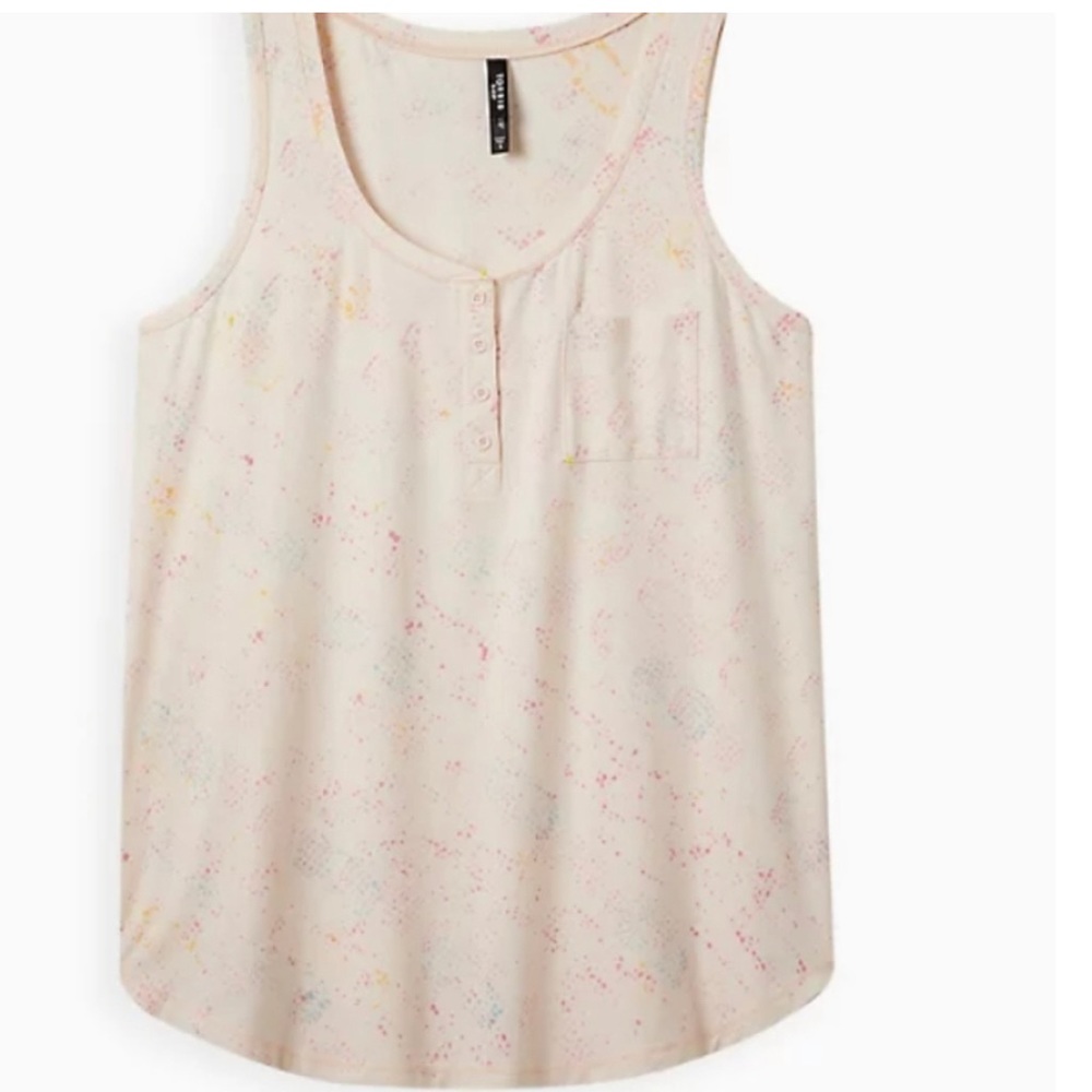 Torrid Pajama Tank Top Pink Sz 2 18/20